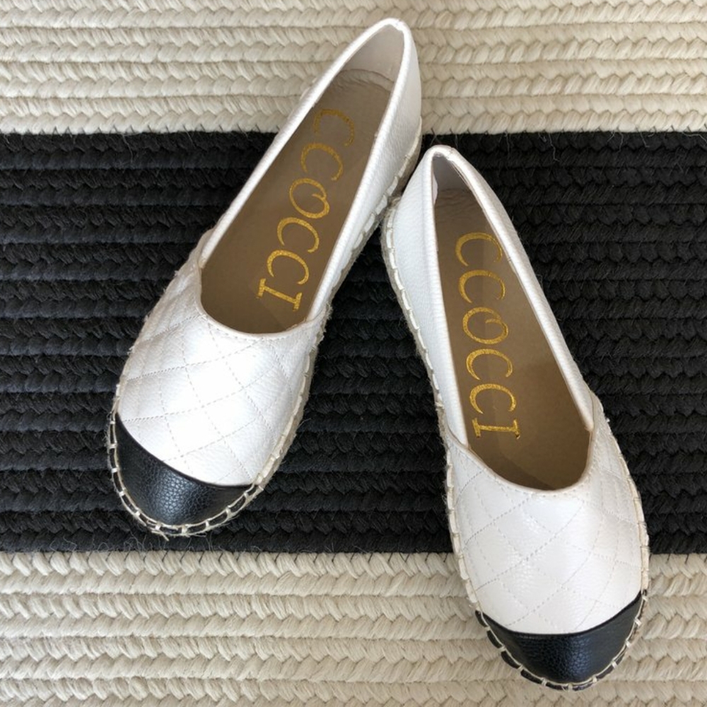 Ccocci Quilted Cap Toe Flats NEW IN BOX! - Picture 3 of 7